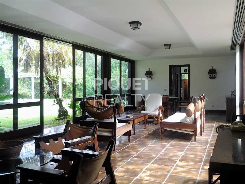 Conheça LIVING do imóvel - Casa em Condomínio 5 quartos à venda Rio de Janeiro,RJ - R$ 7.999.000 - 00046CA - 5 LIVING - 5