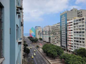 Imperdível - Copacabana!!! Sala e Quarto vista lateral mar. - CPAP11514