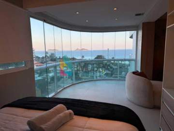 Ótima localização - BARRA DA TIJUCA !! FLAT VISTA LATERAL MAR COM 01 QUARTO ,VARANDA,REFORMADO E MOBILIADO - CPFL10127