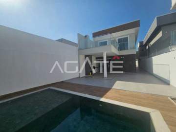 Lançamento - Agatê Imóveis vende maravilhosa casa duplex de 1ª locação com 216m² por R$ 1.400.000,00 mil reais - Itaipu -Niterói. - HTCA40200