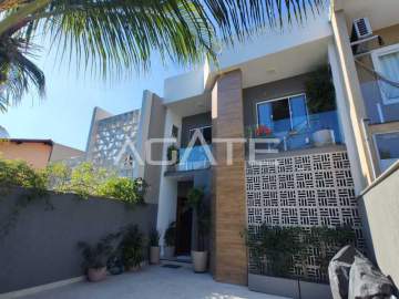 Imperdível - Agatê Imóveis vende em sistema de Porteira Fechada casa duplex com 4 quartos por R$ 1.330.000 - Piratininga - Niterói/RJ. - HTCA40210