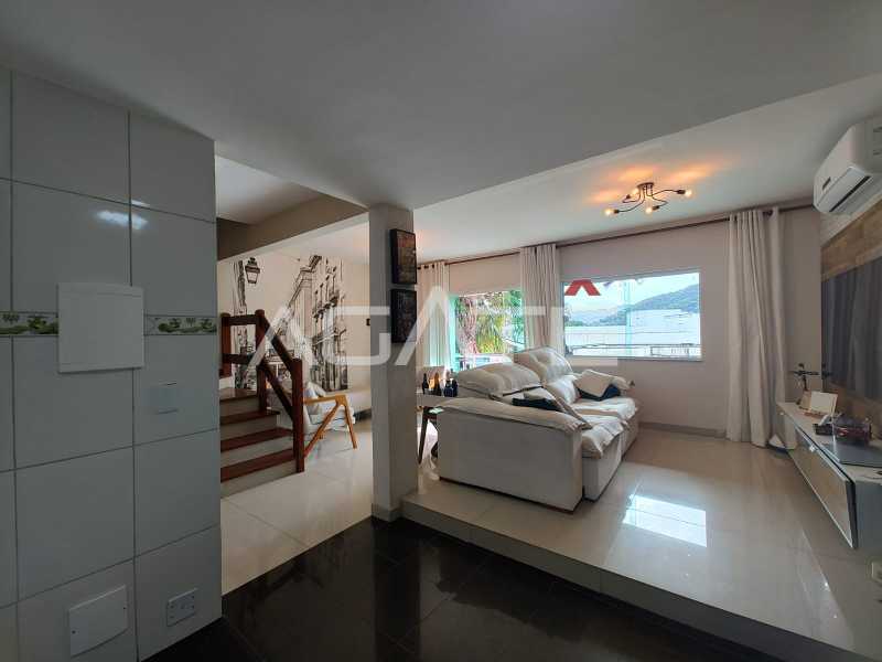 Conheça Casa 3 qtos Itaipu do imóvel - Agatê Imóveis vende linda casa triplex com 4 quartos por R$ 1050.000,00 - Itaipu - Niterói/RJ - HTCA40226 - 13 Casa 3 qtos Itaipu - 13