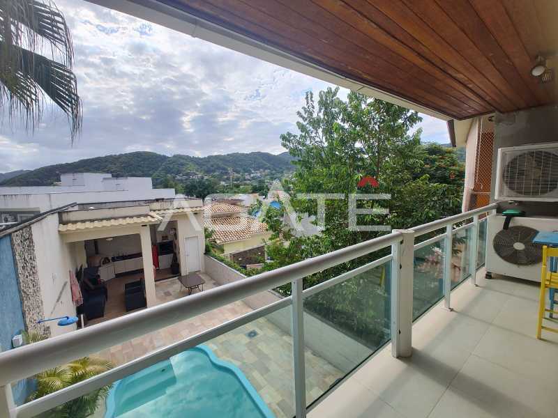 Conheça Casa 3 qtos Itaipu do imóvel - Agatê Imóveis vende linda casa triplex com 4 quartos por R$ 1050.000,00 - Itaipu - Niterói/RJ - HTCA40226 - 7 Casa 3 qtos Itaipu - 7