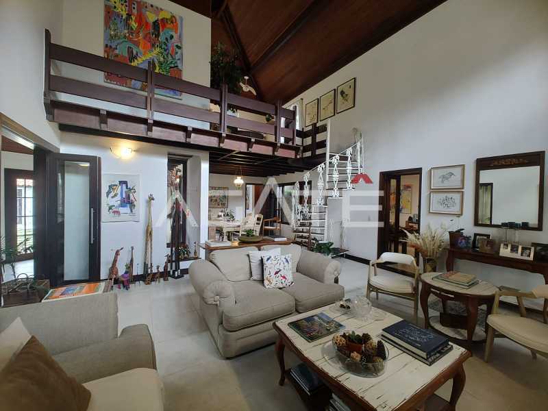Conheça Casa 4 qtos Condomínio do imóvel - Agatê Imóveis vende maravilhosa casa alto padrão em condomínio fechado por R$ 3.150.000 Itaipu/Niterói/RJ - HTCN40135 - 6 Casa 4 qtos Condomínio - 6