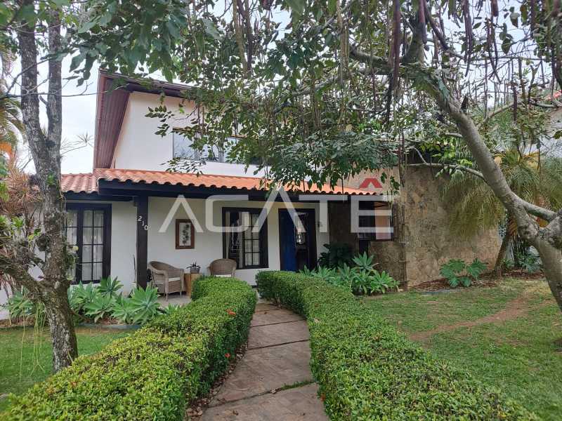 Conheça Casa 4 qtos Condomínio do imóvel - Agatê Imóveis vende maravilhosa casa alto padrão em condomínio fechado por R$ 3.150.000 Itaipu/Niterói/RJ - HTCN40135 - 4 Casa 4 qtos Condomínio - 4