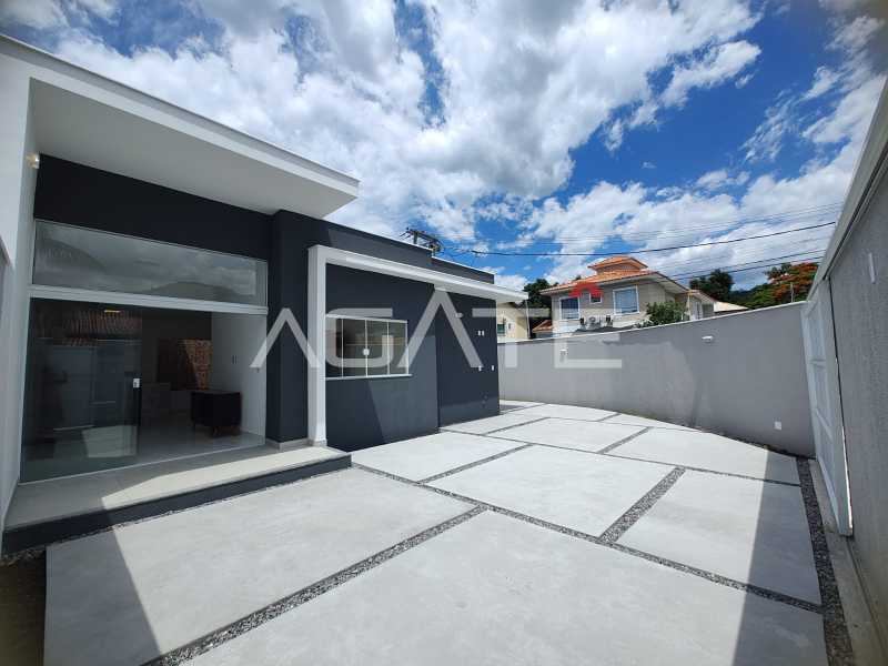 Conheça Casa Linear 3 qtos do imóvel - Agatê Imóveis vende linda casa linear com 82m² - Barravento - Piratininga - Niterói - RJ por R$ 1.100.000,00 - HTCA30438 - 1 Casa Linear 3 qtos - 1