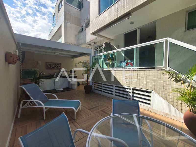 Condomínio Atlântis - Agatê Imóveis vende Lindo Apartamento Garden de 104 m² por R$1.250.000,00 - Itaipu - Niterói - RJ. - HTAP30065