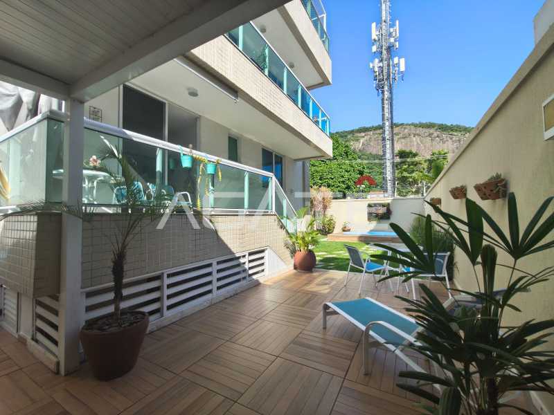 Condomínio Atlântis - Agatê Imóveis vende Lindo Apartamento Garden de 104 m² por R$1.250.000,00 - Itaipu - Niterói - RJ. - HTAP30065