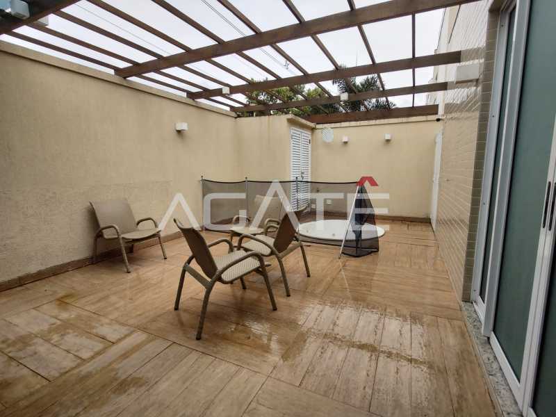 Condomínio Atlântis - Agatê Imóveis vende Lindo Apartamento Garden de 104 m² por R$1.250.000,00 - Itaipu - Niterói - RJ. - HTAP30065