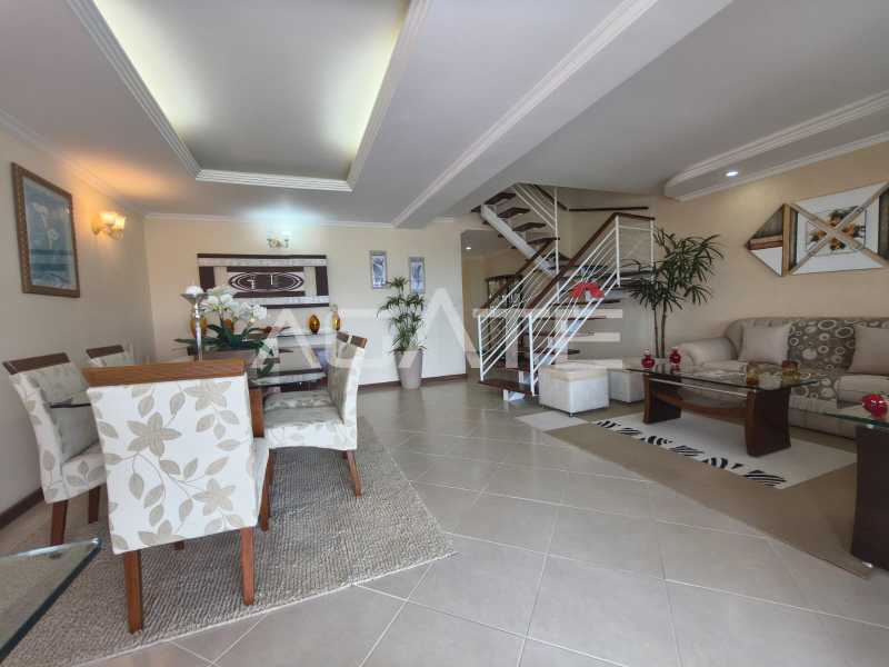 Condomínio Colinazul. - Agatê Imóveis vende excelente casa 3 quartos em Condomínio - Itaipu - Niterói/RJ por R$ 1.160.000,00 reais. - HTCN30185