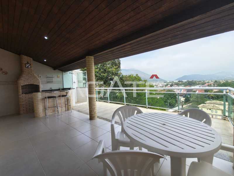 Condomínio Colinazul. - Agatê Imóveis vende excelente casa 3 quartos em Condomínio - Itaipu - Niterói/RJ por R$ 1.160.000,00 reais. - HTCN30185