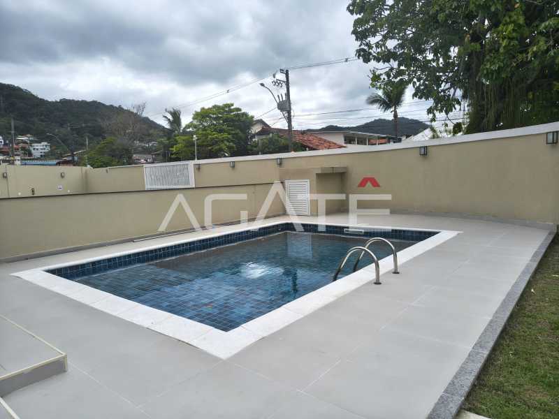 Condomínio Residencial Madri - Agatê Imóveis vende excelente apartamento garden de 2 quartos de 70 m² por 890 mil reais - Santo Antônio - Piratininga - Niterói - RJ. - HTAP20064