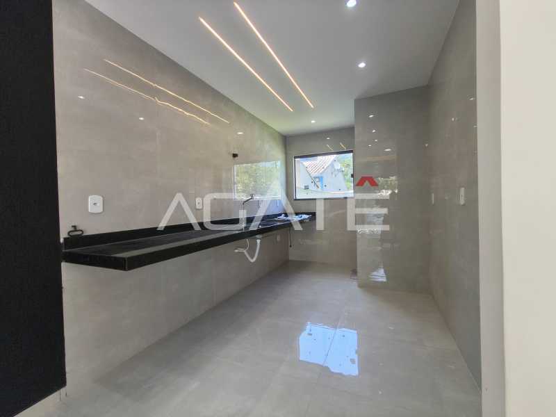 Conheça Casa Cond. 3 qtos do imóvel - Agatê Imóveis vende Casa em Condomínio de 74m² Rio do Ouro - São Gonçalo - RJ por R 420 mil reais. - HTCN30103 - 9 Casa Cond. 3 qtos - 9