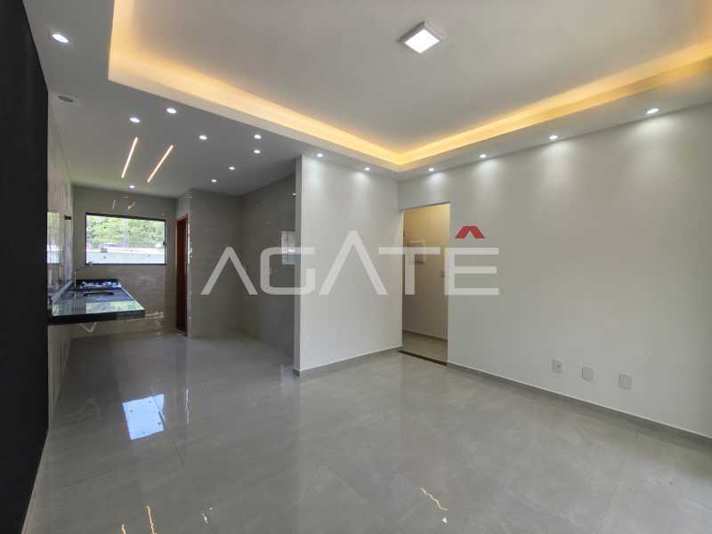 Conheça Casa Cond. 3 qtos do imóvel - Agatê Imóveis vende Casa em Condomínio de 74m² Rio do Ouro - São Gonçalo - RJ por R 420 mil reais. - HTCN30103 - 7 Casa Cond. 3 qtos - 7