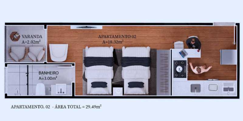 Conheça IMG-20230619-WA0077 do imóvel - Loft 1 quarto à venda Jardim Vinte e Cinco de Agosto, Duque de Caxias - R$ 199.000 - BRLO10002 - 26 IMG-20230619-WA0077 - 26
