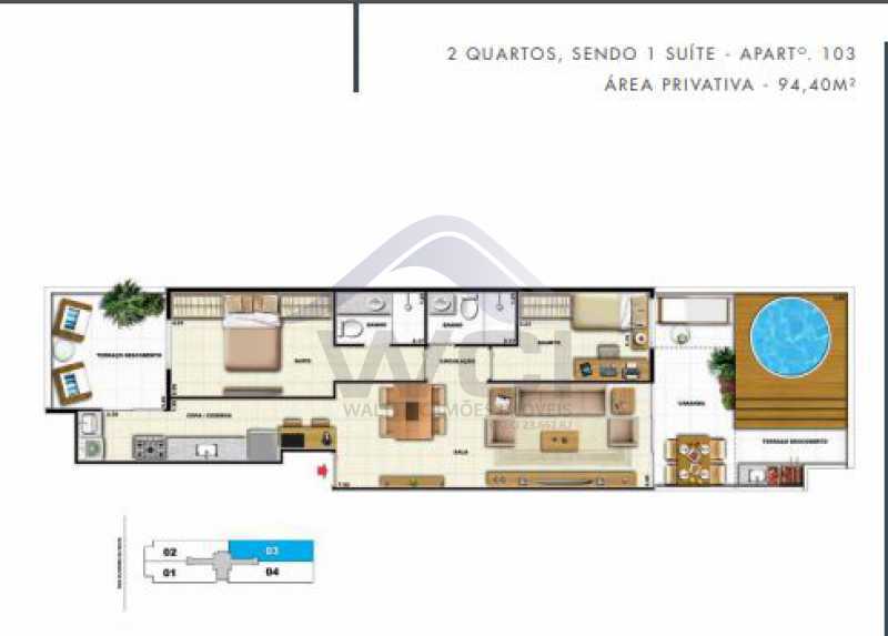 Conheça Garden elevado 103 do imóvel - LANÇAMENTO NA TIJUCA VENDA 2 QUARTOS - WCAP20751 - 10 Garden elevado 103 - 10