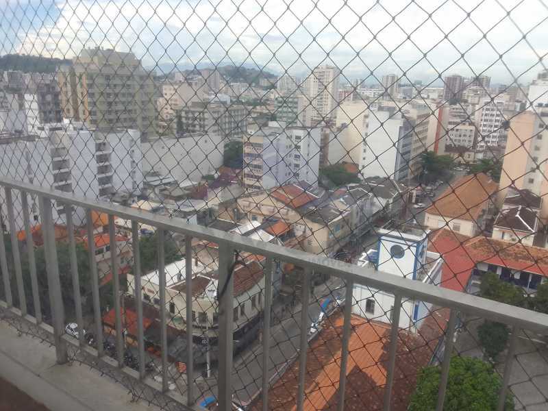 Conheça Sacada - cont. do imóvel - Alugo Tijuca Varandão 2 quartos suite vaga - WCAP20794 - 18 Sacada - cont. - 18