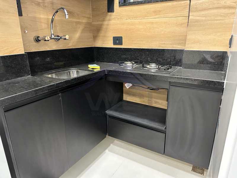 Conheça Cozinha armário inferi1. do imóvel - Apartamento 1 quarto à venda Catete, Rio de Janeiro - R$ 399.000 - WCAP10244 - 6 Cozinha armário inferi1. - 6