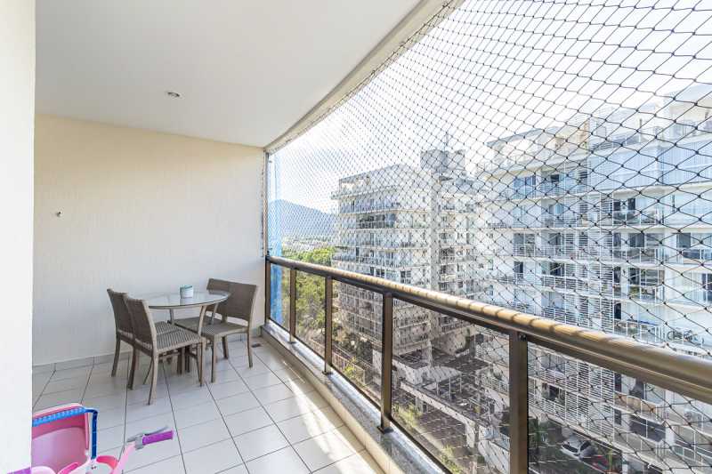 Conheça 02. Varanda da Sala 4 do imóvel - Apartamento à venda Rua Silvia Pozzana,Rio de Janeiro,RJ - R$ 675.000 - REAP20051 - 12 02. Varanda da Sala 4 - 12