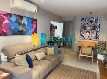 Apartamento 2 quartos. reformado em rua nobre do Humaitá - CPAP21336