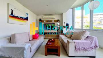 Ótima localização - Posto 6, na rua Rainha Elizabeth, 3 quartos com vista lateral mar. - CPAP31951