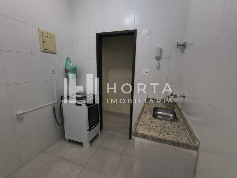 Conheça cozinha e porta do imóvel - Apartamento à venda junto ao Rio Sul, quarto e sala c/ depêndencia revertida e vaga na escritura - CPAP11616 - 13 cozinha e porta - 13
