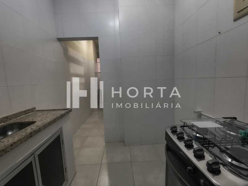 Conheça cozinha reta do imóvel - Apartamento à venda junto ao Rio Sul, quarto e sala c/ depêndencia revertida e vaga na escritura - CPAP11616 - 22 cozinha reta - 22