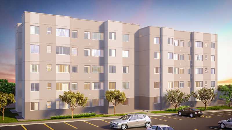 Conheça rj-reserva-acqua-fachada do imóvel - Apartamento 2 quartos à venda Curicica, Rio de Janeiro - R$ 231.150 - SVAP20521 - 4 rj-reserva-acqua-fachada - 4