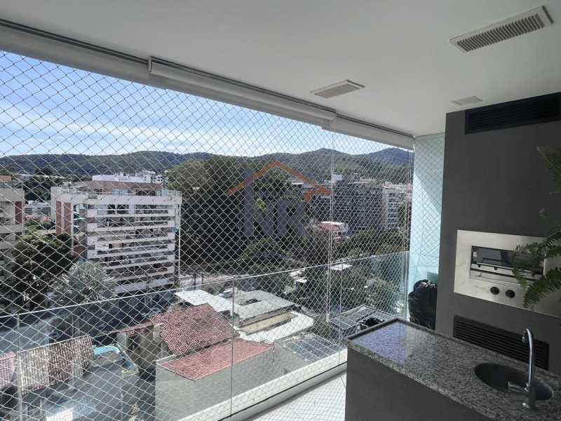 Conheça varanda do imóvel - Espetacular apartamento no condomínio Raro na Freguesia!!! - NR001253 - 1 varanda - 1
