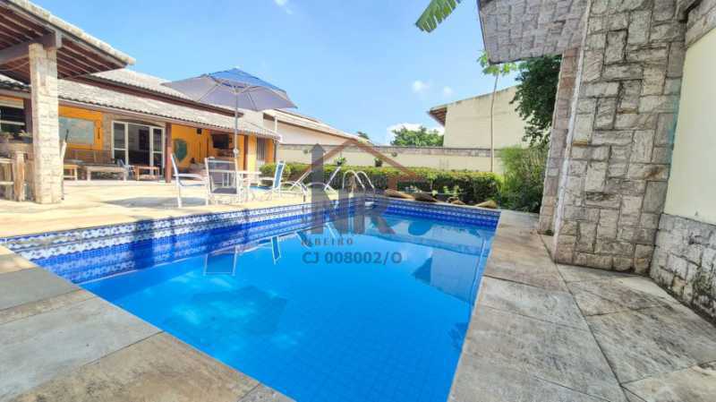 Conheça lazer com piscina do imóvel - Casa linear à venda em condomínio na rua Urussanga no Anil! - NR001258 - 1 lazer com piscina - 1