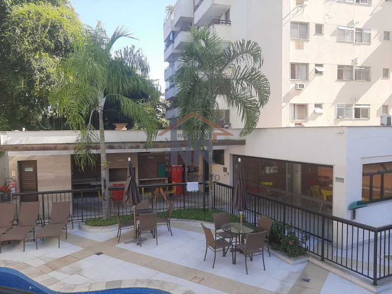 Conheça churrasq e salão de festas pr do imóvel - Cobertura 2 quartos à venda Anil, Rio de Janeiro - R$ 870.000 - NR00512 - 17 churrasq e salão de festas pr - 17