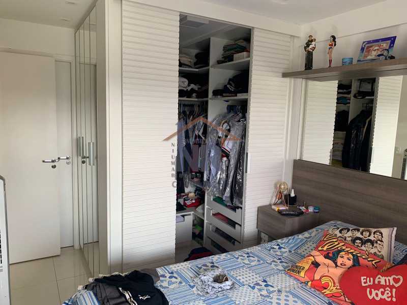 Conheça suíte com closet prop raquel do imóvel - Cobertura 2 quartos à venda Anil, Rio de Janeiro - R$ 870.000 - NR00512 - 9 suíte com closet prop raquel - 9