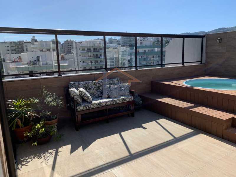 Conheça varanda superiIII prop raquel do imóvel - Cobertura 2 quartos à venda Anil, Rio de Janeiro - R$ 870.000 - NR00512 - 3 varanda superiIII prop raquel - 3