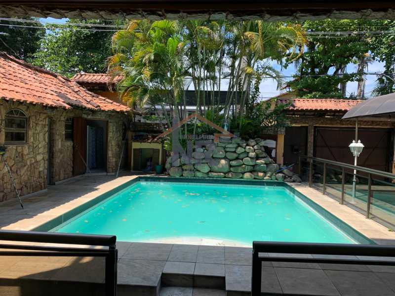 Conheça piscina vista central. do imóvel - Casa 3 quartos à venda Anil, Rio de Janeiro - R$ 1.800.000 - NR00574 - 19 piscina vista central. - 19