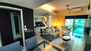 Condomínio Paradiso All Suites - Ótima localização - Flat à venda Avenida das Américas, Barra da Tijuca, Rio de Janeiro - R$ 950.000 - RPFL20042