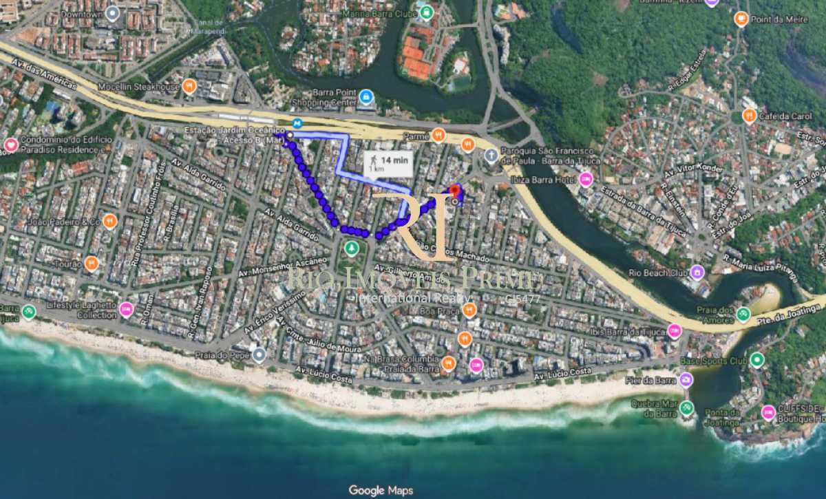 Conheça DISTÂNCIA METRÔ do imóvel - Jardim Oceânico / loja comercial - RPLJ00014 - 20 DISTÂNCIA METRÔ - 20