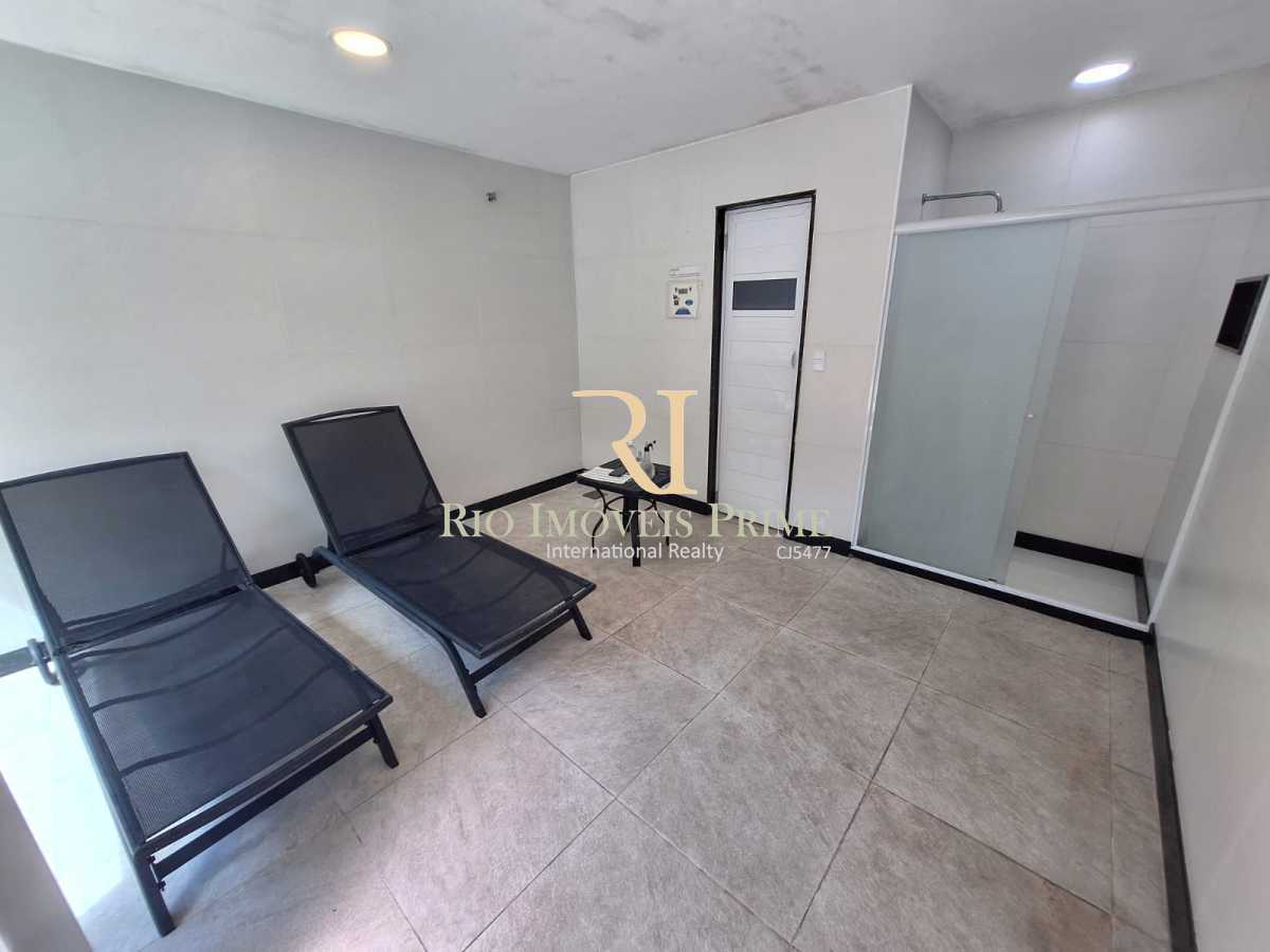 Conheça SAUNA. do imóvel - Botafogo, 2 quartos, suíte, varanda, vaga, área de lazer - RPAP20398 - 20 SAUNA. - 20