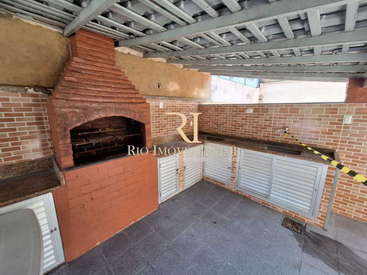 Conheça CHURRASQUEIRA do imóvel - Botafogo, 2 quartos, suíte, varanda, vaga, área de lazer - RPAP20398 - 30 CHURRASQUEIRA - 30