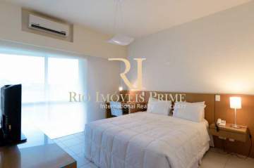 Condomínio Paradiso All Suites - Ótima localização - Flat para alugar Avenida das Américas, Barra da Tijuca, Rio de Janeiro - R$ 3.000 - RPFL10088
