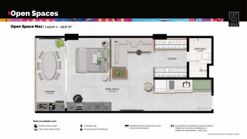 Conheça ARTSTUDIO BOOK RA 1 1-20 do empreendimento - Fachada - ART STUDIO RESIDENCE em Armação - 135 - 20 ARTSTUDIO BOOK RA 1 1-20 - 20