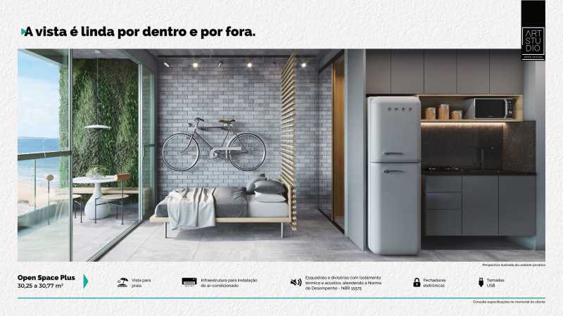 Conheça ARTSTUDIO BOOK RA 1 1-25 do empreendimento - Fachada - ART STUDIO RESIDENCE em Armação - 135 - 25 ARTSTUDIO BOOK RA 1 1-25 - 25