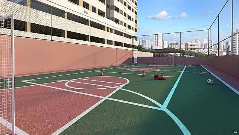 Conheça Quadra esportiva do empreendimento - Fachada - Residencial Vivace Cabula - 44 - 8 Quadra esportiva - 8