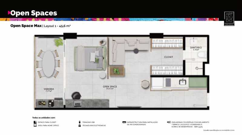 Conheça 13 do imóvel - ART STUDIO OPEN SPACES - Apartamentos de 18 a 45 m², em Armação - PIST10013 - 14 13 - 14