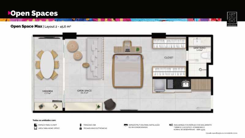 Conheça 15 do imóvel - ART STUDIO OPEN SPACES - Apartamentos de 18 a 45 m², em Armação - PIST10013 - 16 15 - 16