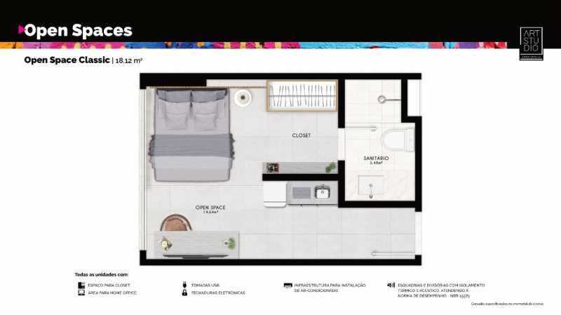 Conheça 20 do imóvel - ART STUDIO OPEN SPACES - Apartamentos de 18 a 45 m², em Armação - PIST10013 - 21 20 - 21