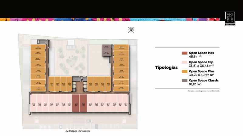 Conheça 21 do imóvel - ART STUDIO OPEN SPACES - Apartamentos de 18 a 45 m², em Armação - PIST10013 - 22 21 - 22