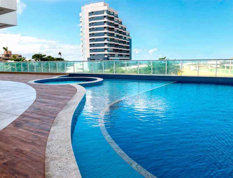 Conheça foto-piscina-com-deck-molhado- do imóvel - 3 Quartos com varanda gourmet e 2 vagas de garagem no Jardim Armação. - PIAP30806 - 19 foto-piscina-com-deck-molhado- - 19