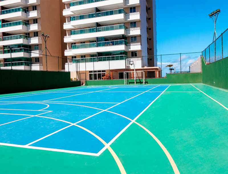 Conheça foto-quadra-poliesportiva do imóvel - 3 Quartos com varanda gourmet e 2 vagas de garagem no Jardim Armação. - PIAP30806 - 20 foto-quadra-poliesportiva - 20