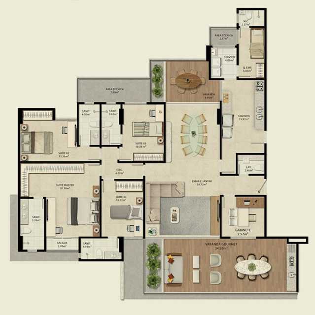 Conheça 12 do imóvel - Apartamento 4 quartos à venda Caminho das Árvores, Salvador - R$ 2.850.000 - PIAP40187 - 12 12 - 12