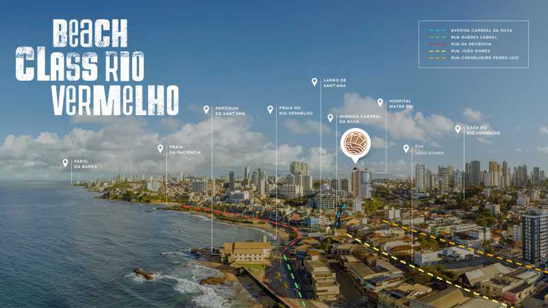 Conheça 3 do imóvel - APARTAMENTO 1 QUARTO, 26M², NO BEACH CLASS RIO VERMELHO - PIAP10329 - 3 3 - 3